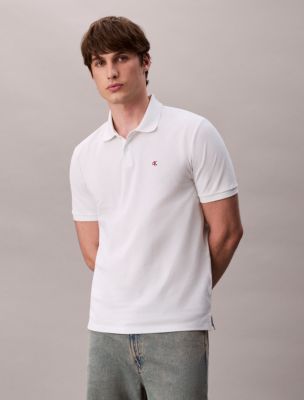 Cotton Pique Classic Polo Shirt , Blanc De Blanc