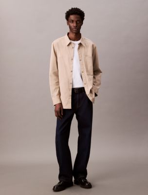 Мужские куртки Calvin Klein Canvas Relaxed Shirt Jacket — фото 2