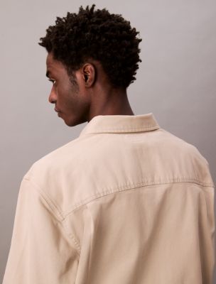 Мужские куртки Calvin Klein Canvas Relaxed Shirt Jacket — фото 3