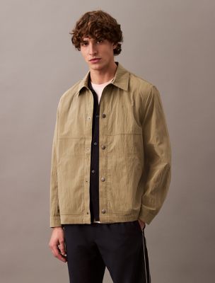 Nylon Blend Classic Shirt Jacket, Overland Trek