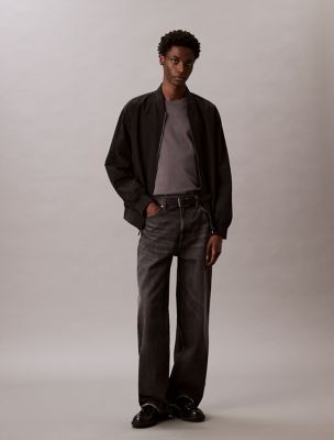 Reversible Ripstop Bomber Jacket, Black