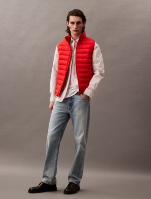 Жилет Calvin Klein Nylon Puffer Vest, цвет: Красный — фото 2