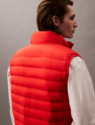 Жилет Calvin Klein Nylon Puffer Vest, цвет: Красный — фото 4