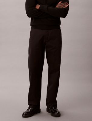 90s Straight Pants, Black