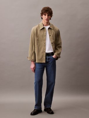 90s Straight Jeans, Mid Blue Stone