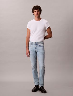 Slim Fit Jeans, Marbled Beacon