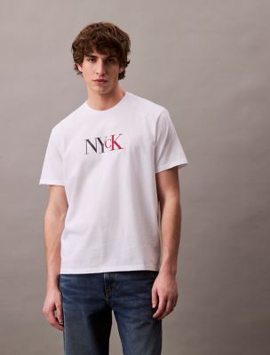 NYCK Logo Easy Tee, Brilliant White