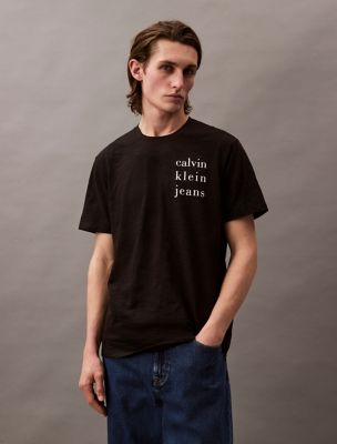 Spaced Logo Graphic Classic T-Shirt, Black