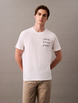 Spaced Logo Graphic Classic T-Shirt, Brilliant White