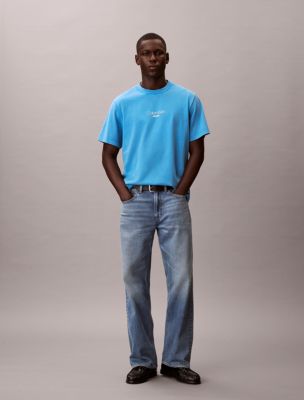 Мужские футболки Calvin Klein Acid Wash Logo Graphic Classic T-Shirt — фото 3
