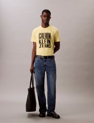 Stacked Logo Graphic Relaxed T-Shirt, Muted Lime