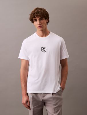 Emblem Logo Graphic Classic T-Shirt, Brilliant White