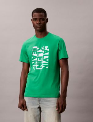 Lateral Logo Graphic Classic T-Shirt, Fern Green