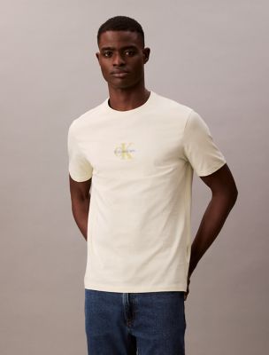 Center Monogram Logo Tee, Aloe Wash