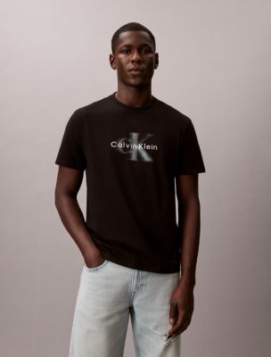 CK Fade Graphic Crewneck T-Shirt, Black