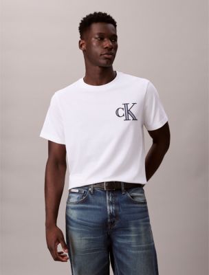 Varsity Monogram Patch T-Shirt, Bright White