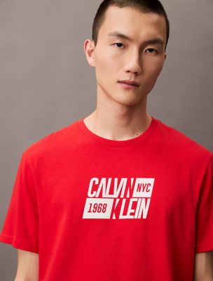 Sport Logo Graphic Classic T-Shirt, Red Alert