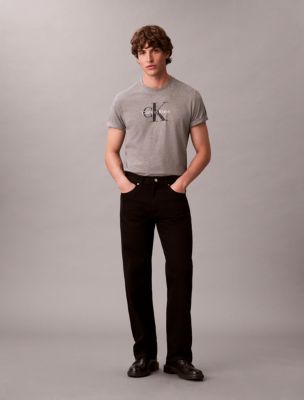 Monogram Logo Tee, Medium Grey Heather
