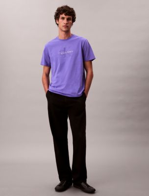 Monogram Logo Tee, Purple Opulence