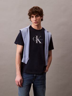 Monogram Logo Tee, Dark Sapphire