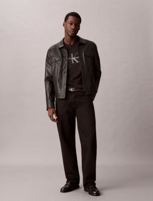Мужская футболка Calvin Klein Monologo, цвет: Чёрный — фото 2