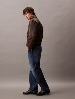 Baggy Fit Jeans, Faded CK Blue