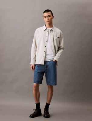 90s Denim Short, Mid Blue Stone