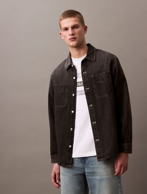 ☆ ☆ Men's Wide Fit CK Classic Black Denim 4RB91 Black 12oz Original Denim - Classic Men's Custom Size Jeans
