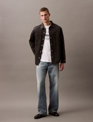 Denim 90s Overshirt, Black Fog