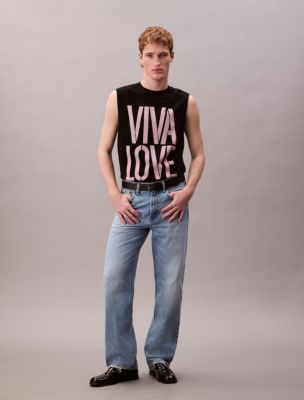 Marc Hundley Pride Viva Love Relaxed Tank Top | Calvin Klein
