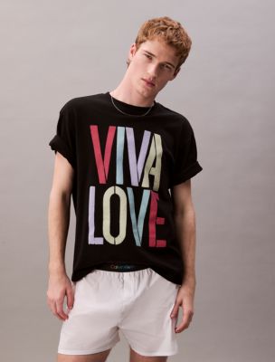 Pride Viva Love Graphic Relaxed T-Shirt, Black