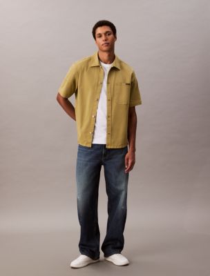 Мужские рубашки Calvin Klein Utility Relaxed Button-Down Shirt — фото 2