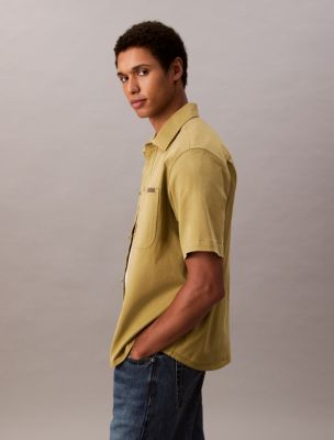 Мужские рубашки Calvin Klein Utility Relaxed Button-Down Shirt — фото 3
