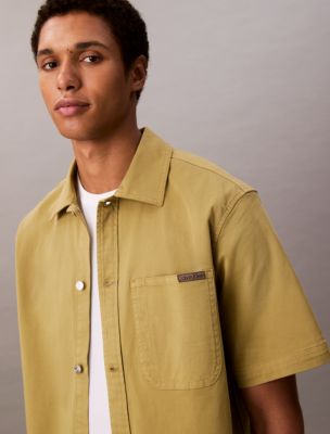 Мужские рубашки Calvin Klein Utility Relaxed Button-Down Shirt — фото 5