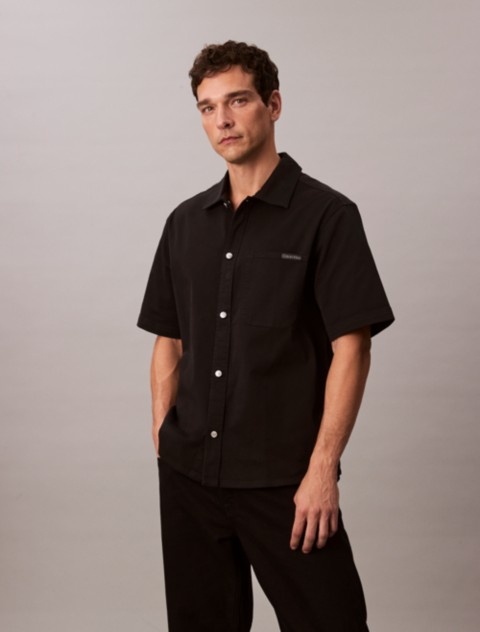 Мужские рубашки Calvin Klein Utility Relaxed Button-Down Shirt