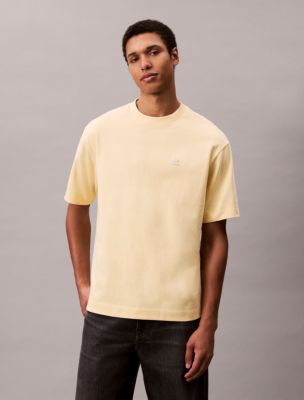 Embroidered Monogram Logo Relaxed T-Shirt , Sunlight