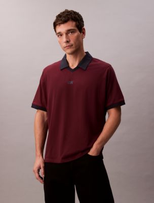 Sport Monogram Logo Classic Polo Shirt, Deep Rouge