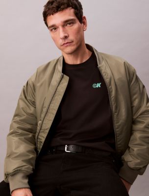 Мужские футболки Calvin Klein Cooling Pique Logo Graphic Relaxed T-Shirt — фото 4