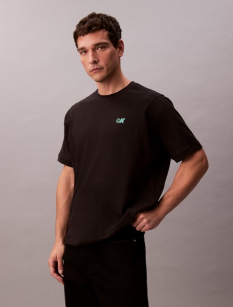 Мужские футболки Calvin Klein Cooling Pique Logo Graphic Relaxed T-Shirt