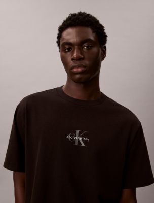 Monogram Logo 90s Fit T-Shirt , Black