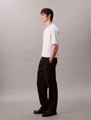 [カルバンクライン] REGULAR FIT SLEEVE MONOGRAM T-SHIRT☆☆ Calvin Klein Men's Regular Fit Short Sleeve T Shirt Monogram