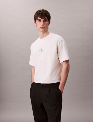 T-shirt coupe 90s à monogramme, tofu