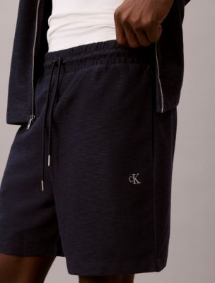 Мужские шорты Calvin Klein Cotton Blend Boucle Pull-On Shorts — фото 2