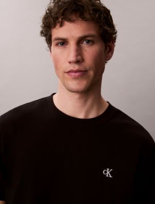 Мужские футболки Calvin Klein Embroidered Monogram Relaxed T-Shirt — фото 2