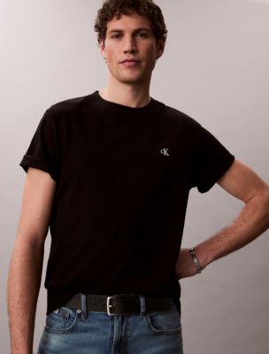 Мужские футболки Calvin Klein Embroidered Monogram Relaxed T-Shirt — фото 3