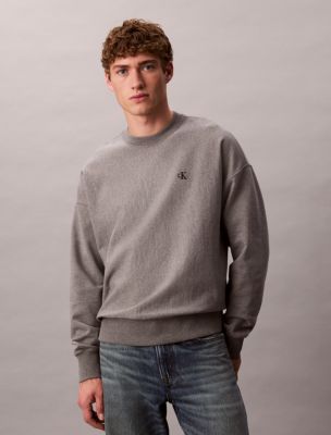 Premium Terry Relaxed Sweatshirt, Med Grey Htr