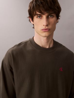 Мужские худи Calvin Klein Premium Terry Relaxed Sweatshirt — фото 3