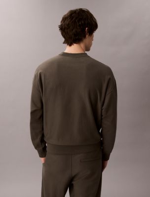 Мужские худи Calvin Klein Premium Terry Relaxed Sweatshirt — фото 5