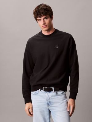 Premium Fleece Relaxed Sweatshirt, Black