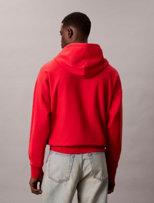 Мужские худи Calvin Klein Premium Terry Relaxed Monogram Fleece — фото 4